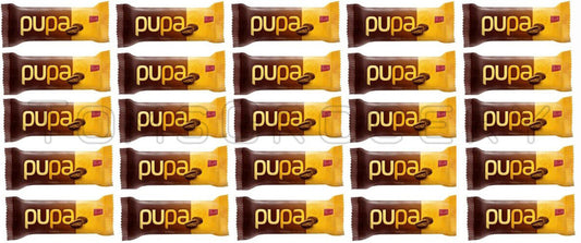 25 x PUPA COFFEE Flavor Chocolate Bars Retro European Candy Sweet Treats 30g