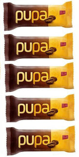 25 x PUPA COFFEE Flavor Chocolate Bars Retro European Candy Sweet Treats 30g