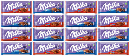 16 MILKA OREO & DAIM Bundle Chocolate Bars Party Sweets European Candy 100g