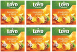 LOYD PINEAPPLE & PEAR Flavor Fruit Tea 6 x 40g
