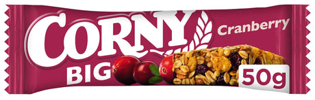 8 x CORNY BIG CRANBERRY Flavor Healthy Energy Breakfast Cereal Bars 50g 1.8 oz