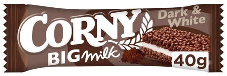 CORNY BIG Milk Dark & White Chocolate Flavor Cereal Bar 40g