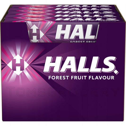 HALLS FOREST FRUIT Flavor Pastilles Refreshing Candy Drops (pack of 20)