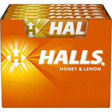 HALLS HONEY & LEMON Flavor Pastilles Refreshing Candy  (pack of 20)