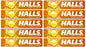 10 x HALLS HONEY & LEMON Flavor Pastilles Refreshing Candy