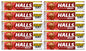 10 x HALLS ENERGY CAFFEINE Cola Flavor Pastilles Refreshing Candy 32g 1.1oz