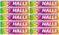 10 HALLS COLORS Fruit Flavor Mix Pastilles Refreshing Candy Drops 33g 1.16oz