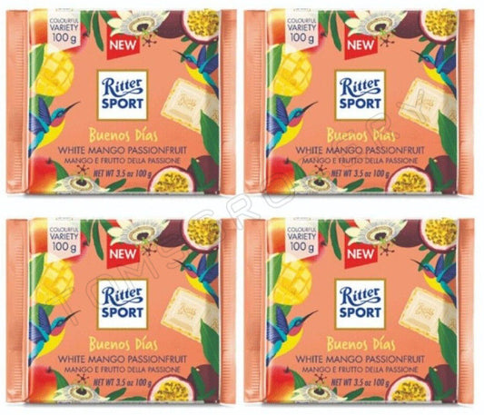 4 RITTER SPORT HONEY SALTED ALMONDS Chocolate Bars German Sweets 100g 3.5oz