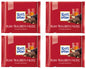 4 x RITTER SPORT Rum Raisins Hazelnuts Flavor German Chocolate Bars Sweets 100g