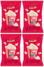 4 x ESTRELLA POP CORN SWEET Sugar Flavor Snacks Microwave Ready Bags 90g 3.18oz