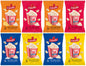 8 x ESTRELLA POP CORN PARTY FLAVORS MIX Snacks Microwave Ready Bags 90g 3.18oz