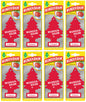 8 x WUNDER BAUM STRAWBERRY Car Scents Hanging Little Trees Air Freshener