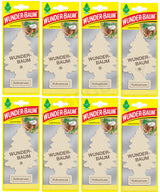 8 WUNDER BAUM COCONUT Car Scents Hanging Little Trees Air Freshener