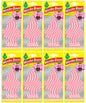 8 x WUNDER BAUM BUBBLE GUM Car Scents Hanging Little Trees Air Freshener