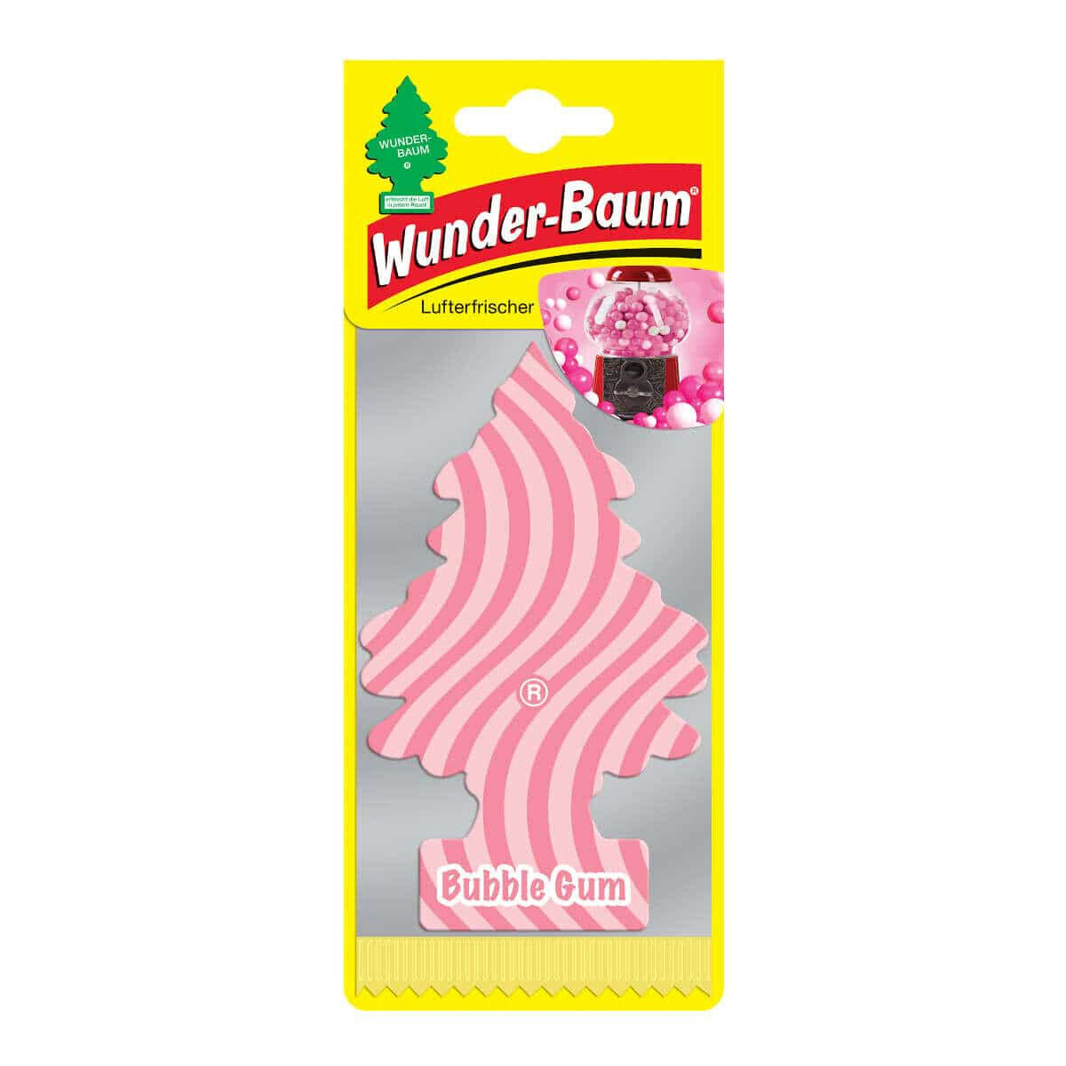 8 WUNDER BAUM BUBBLE GUM Car Scents Hanging Little Trees Air Freshener