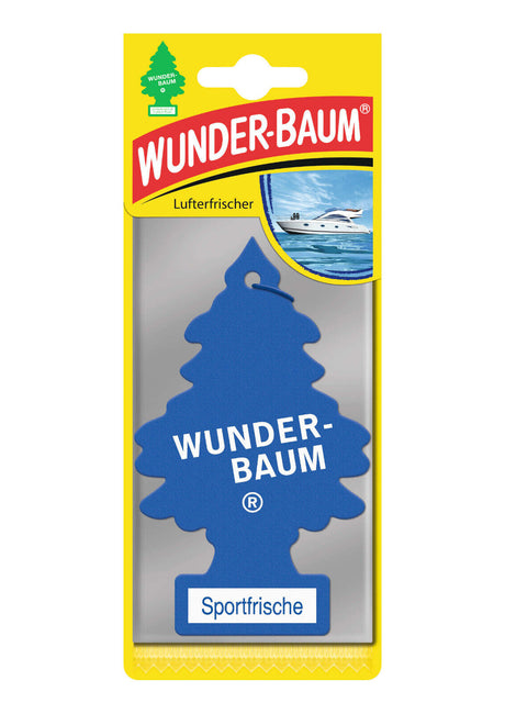8 WUNDER BAUM SPORT FRESH Car Scents Hanging Little Trees Air Freshener