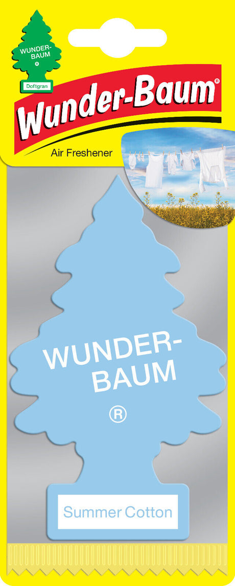 8 WUNDER BAUM SUMMER COTTON Car Scents Hanging Little Trees Air Freshener