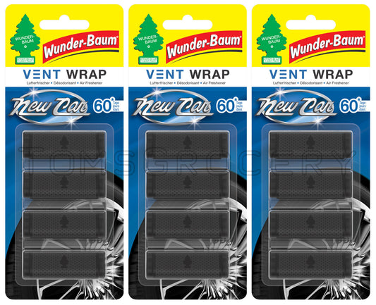 3 WUNDER BAUM VENT WRAP NEW CAR Car Air Fresheners