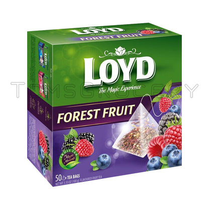 LOYD FOREST FRUIT Flavor Tea Boxes 4 x 50 Teabags (200 servings)