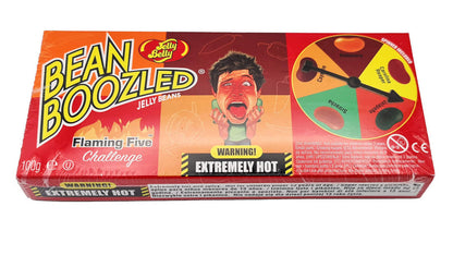 JELLY BELLY BEAN BOOZLED SPINNER Challenge Flaming Hot Candy Party Gift Box 100g