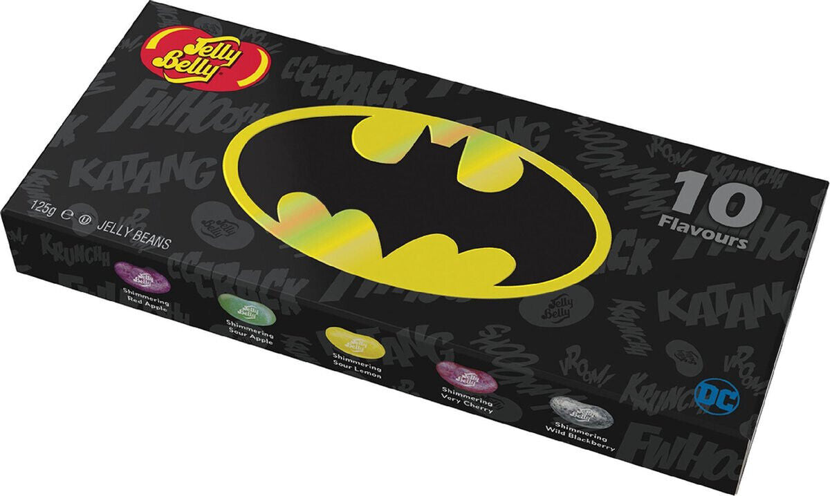 JELLY BELLY BATMAN EDITION 10 Assorted Flavors Party Candy Sweets Box 125g