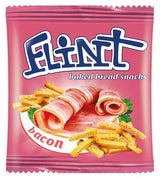 6 FLINT BACON Flavor Baked Bread Crisps 35g 1.2oz