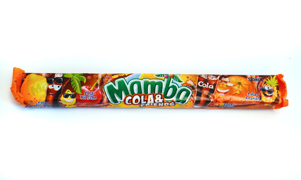 MAMBA COLA & FRIENDS Fruit Flavor German Chewy Candies European Sweets 4x 106g