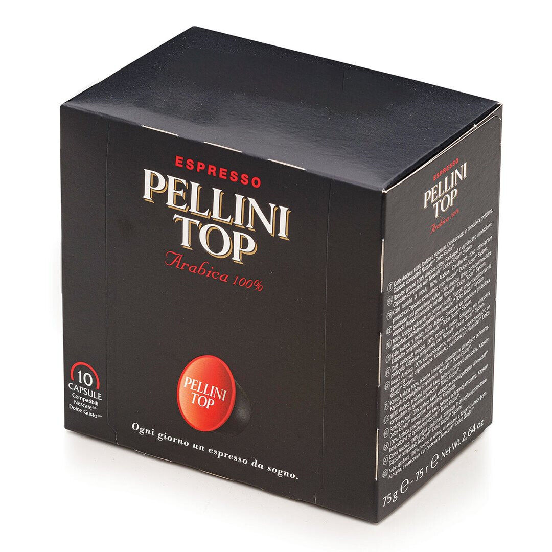 PELLINI TOP Espresso 100% Arabica Dolce Gusto Compatible Coffee Capsules Pods