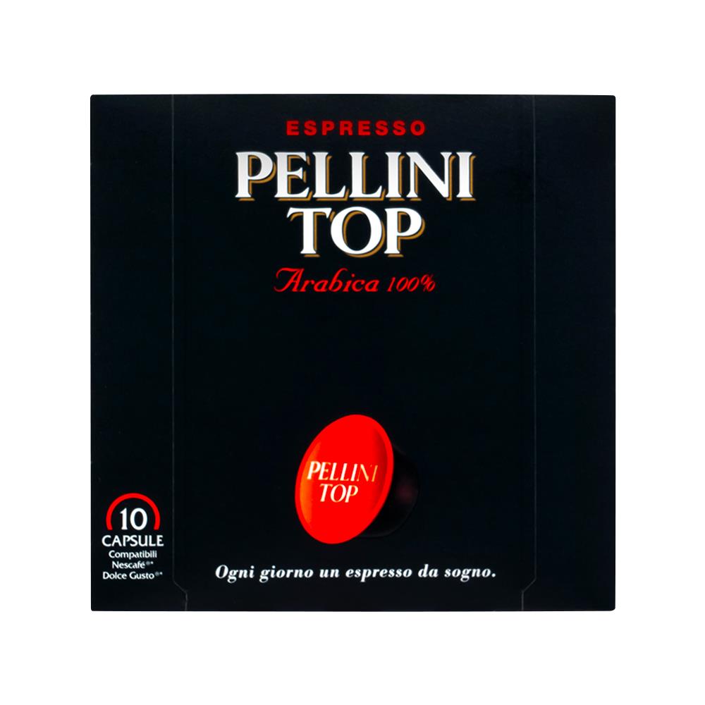 PELLINI TOP Espresso 100% Arabica Dolce Gusto Compatible Coffee Capsules Pods