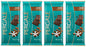 4 PERGALE Dark Chocolate with Coffee Filling European Candy Sweets 100g 3.5oz