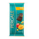 4 PERGALE Dark Chocolate Bars with Mango Filling 100g 3.5oz