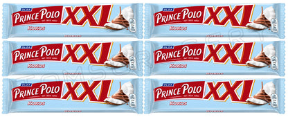 6 PRINCE POLO XXL COCONUT Flavor Wafers European Candy Snacks Sweets 50g 1.7oz