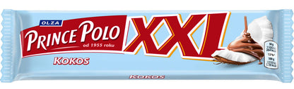 6 PRINCE POLO XXL COCONUT Flavor Wafers European Candy Snacks Sweets 50g 1.7oz