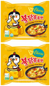 SAMYANG BULDAK HOT CHICKEN CHEESE Flavor Korean Ramen Instant Noodles 2x 140g