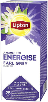 LIPTON ENERGISE EARL GREY Black Tea Box (25 servings)