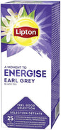 LIPTON ENERGISE EARL GREY Black Tea Box (25 servings)