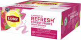 LIPTON REFRESH FOREST FRUIT Flavor Black Tea 100 Teabags Box