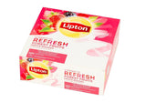 LIPTON REFRESH FOREST FRUIT Flavor Black Tea 100 Teabags Box