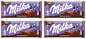4 MILKA CHOCOLATE DESSERT Chocolate Bars European Candy Sweets 100g 3.5oz