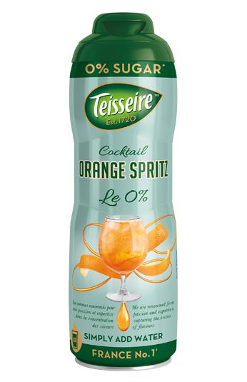 TEISSEIRE Sugarfree Syrup Flavor Enhancer For Kids Drinks Cocktails Parties