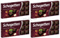 4 SCHOGETTEN Dark Chocolate Bars With Hazelnuts German Sweets Candy 100g 3.5oz
