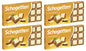 4 SCHOGETTEN Trilogia Noisettes Flavor Chocolate Bars German Sweets 100g 3.5oz