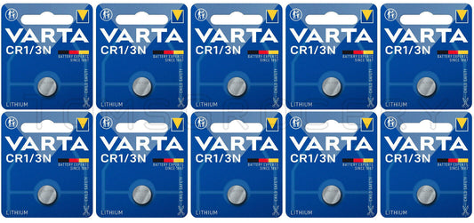 10 VARTA CR1/3N Lithium Batteries 2L76 K58L 6131 CR11108 3V 06131