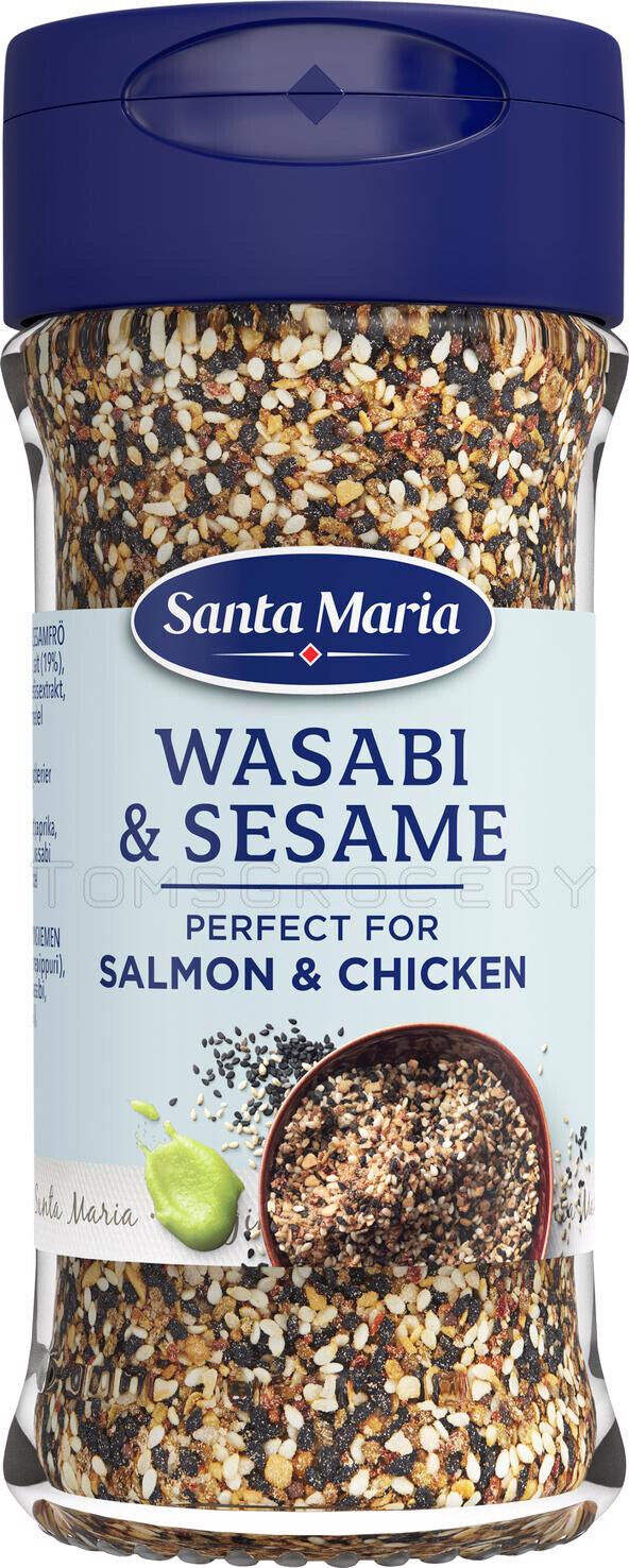 SANTA MARIA WASABI & SESAME Seasoning Spices For Salmon & Chicken 44g 1.55oz