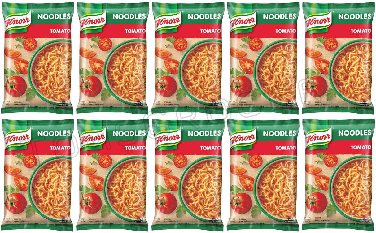 12 KNORR TOMATO Flavor Ramen Instant Noodles Vegetarian European Snacks 65g