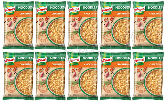 10 KNORR CHICKEN Flavor Ramen Instant Noodles European Snacks