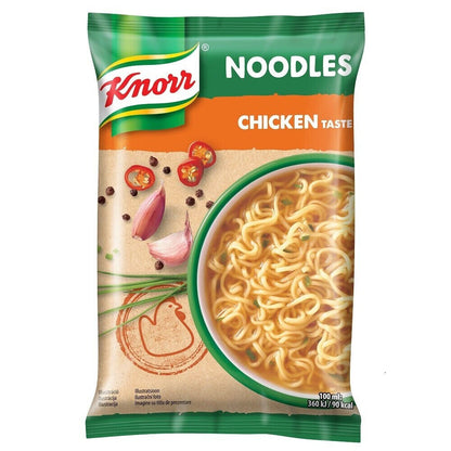 10 KNORR CHICKEN Flavor Ramen Instant Noodles European Snacks