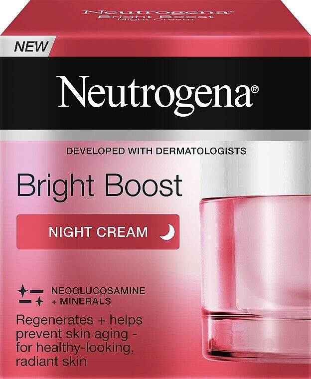 NEUTROGENA BRIGHT BOOST Regenerating Night Cream For All Skin Types 50ml