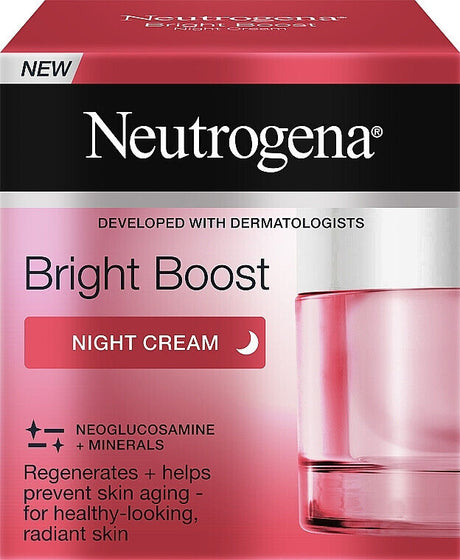 NEUTROGENA BRIGHT BOOST Regenerating Night Cream For All Skin Types 50ml