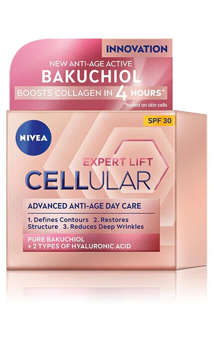 NIVEA EXPERT LIFT CELLULAR Anti Age Face Cream For All Skin Types 50ml